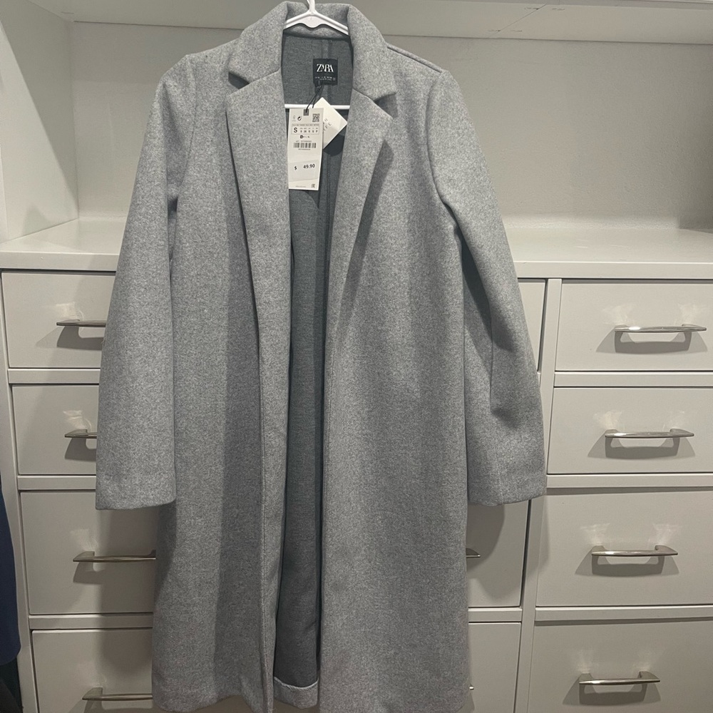 Zara’s brand new pea coat